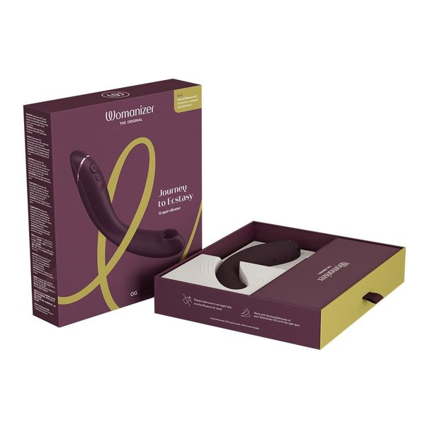 Вібратор для точки G з вакуумною стимуляцією Womanizer OG Aubergine SX0531 фото