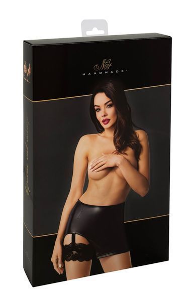 Спідниця Noir Handmade F345 Powerwetlook skirt with garter - S SX2136 фото