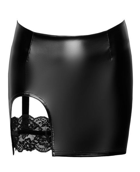 Спідниця Noir Handmade F345 Powerwetlook skirt with garter - S SX2136 фото
