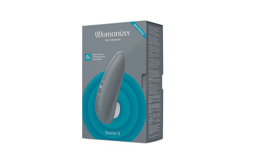 Вакуумний кліторальний стимулятор Womanizer Starlet 3 - Gray SO8742 фото