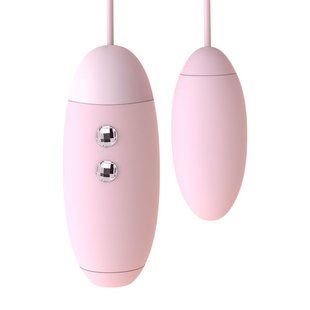 Вакуумний стимулятор з віброяйцем 2-в-1 KISSTOY Miss VV Pink SO3761 фото