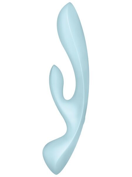 Вібратор-кролик Satisfyer Triple Oh Blue SO7781 фото