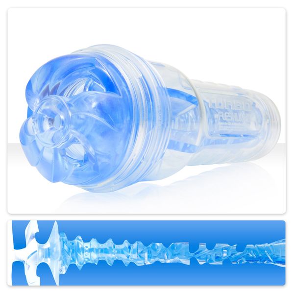 Мастурбатор Fleshlight Turbo Thrust Blue Ice (імітатор мінету) F11192 фото