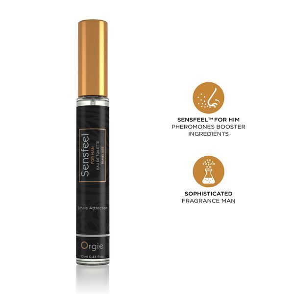 Чоловічі парфуми з феромонами Orgie &ndash; Sensfeel for Man Travel Size (10 мл), цитрусово-деревний аромат SX1538 фото