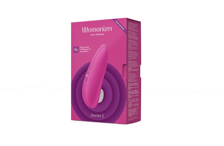 Вакуумний кліторальний стимулятор Womanizer Starlet 3 PINK SO8743 фото