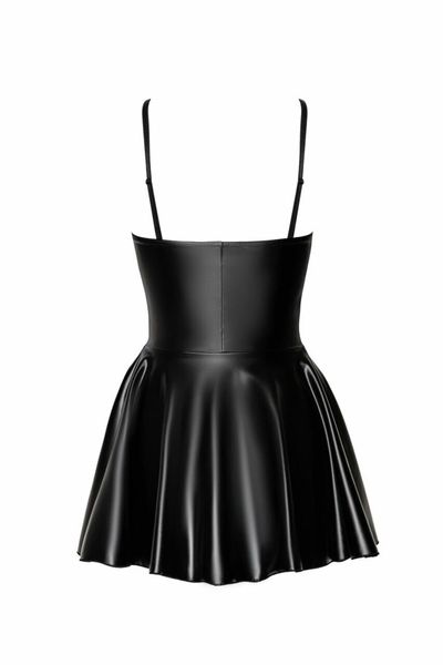 Сукня Noir Handmade F308 Dreamer wetlook corset mini dress with front zipper - M SX0286 фото