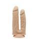 Подвійний фалоімітатор з вібрацією SilexD Double Gusto Vibro Flesh (Model 1 size 8" & 7") + LRS, діаметр 4,5 см та 3,7 см SO8209 фото 2