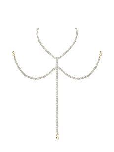(SALE) Намисто під перлини на декольте Obsessive A757 necklace pearl SO7681 фото