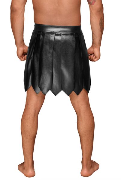 Чоловіча спідниця гладіатора Noir Handmade H053 Eco leather men's gladiator skirt - M SX0072 фото