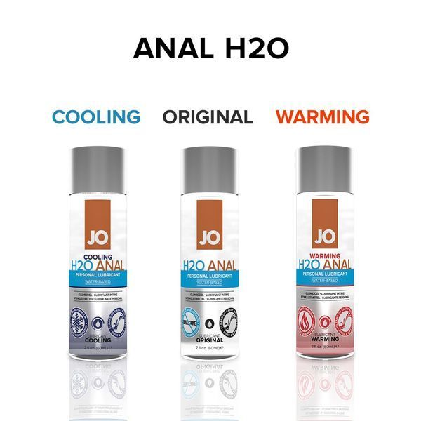 Анальна змазка JO ANAL H2O &mdash; ORIGINAL (120 мл) на водній основі, рослинний гліцерин SO1456 фото