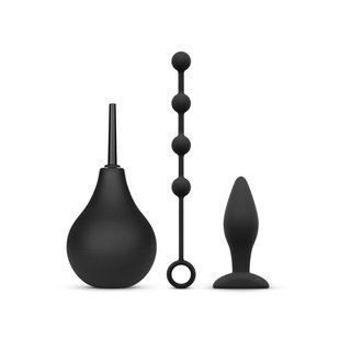 Набір новачка для анальної стимуляції Nexus ANAL BEGINNER KIT, спринцівка, анальне намисто і пробка SO6641 фото