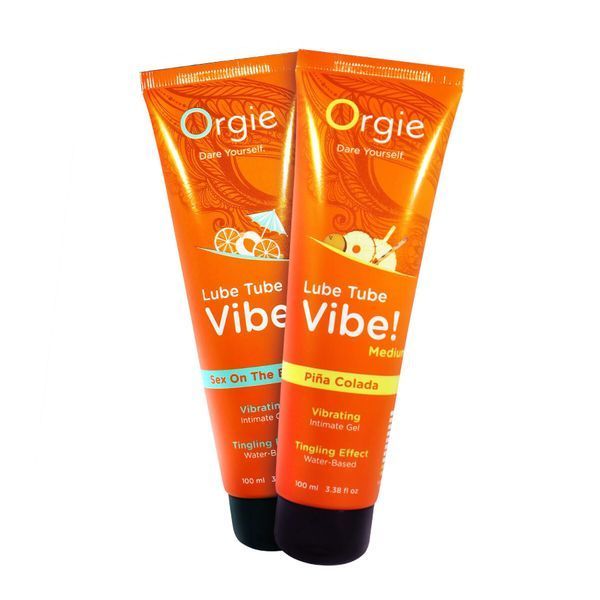 Вібролубрикант Orgie Lube Tube Vibe! Pina Colada 100 мл SX3135 фото