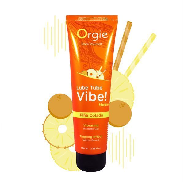 Вібролубрикант Orgie Lube Tube Vibe! Pina Colada 100 мл SX3135 фото