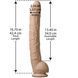 Фалоімітатор Doc Johnson Dick Rambone Cock White, діаметр 6 см, довжина 42 см, ПВХ SO1546 фото 4