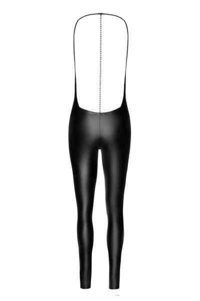 Комбінезон Noir Handmade F306 Mirage catsuit with jewelry rhinestone chain adorning the back - M SX0274 фото