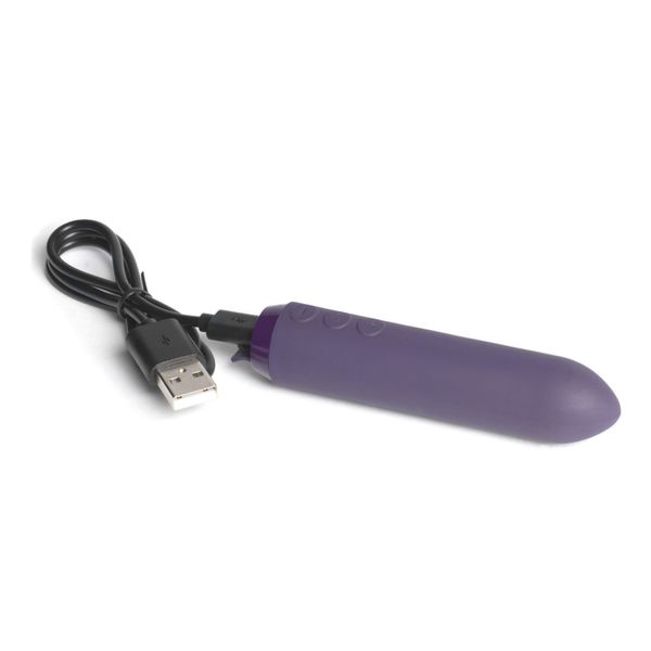 Мінівібратор Je Joue - Classic Bullet Vibrator Purple з глибокою вібрацією і фіксацією на палець SO3040 фото