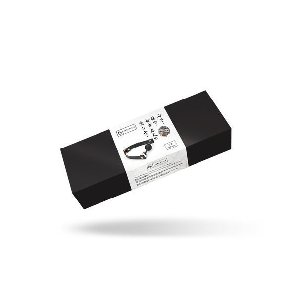 Кляп Liebe Seele Black Organosilicon Ball Gag SO9483 фото