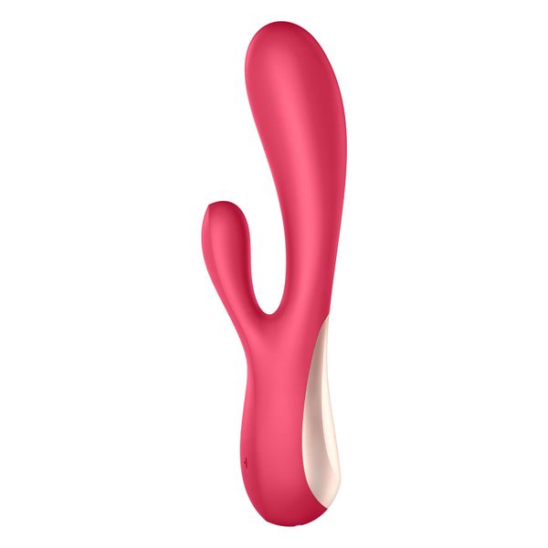 Смарт вібратор-кролик Satisfyer Mono Flex Red, 2 мотори, керування через інтернет SO3900 фото