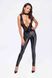 Комбінезон Noir Handmade F298 Libido Deep-V catsuit with collar and pearl chain - M SX0226 фото 3