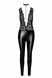 Комбінезон Noir Handmade F298 Libido Deep-V catsuit with collar and pearl chain - M SX0226 фото 4