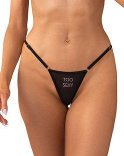 Трусики Obsessive Violami Sexy thong L/XL SX3633 фото