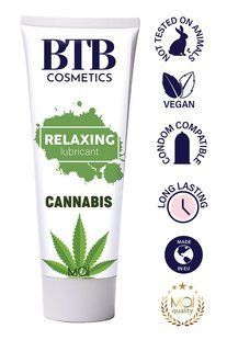 Змазка на гібридній основі BTB Relaxing Lubricant Cannabis (100 мл) SO7537 фото