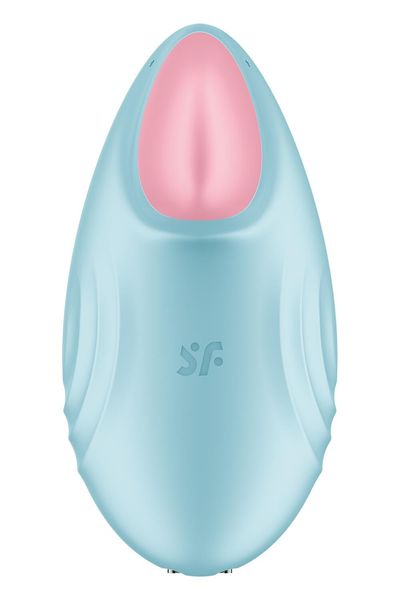 Смарт-вібратор для клітора Satisfyer Tropical Tip Light Blue SO7142 фото