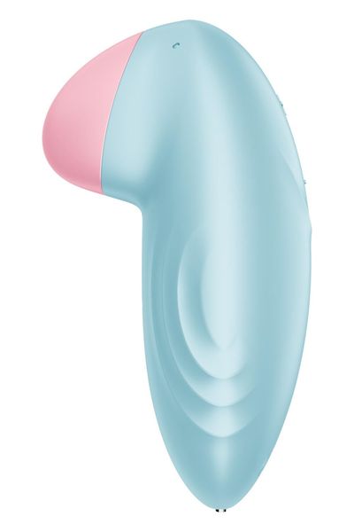 Смарт-вібратор для клітора Satisfyer Tropical Tip Light Blue SO7142 фото