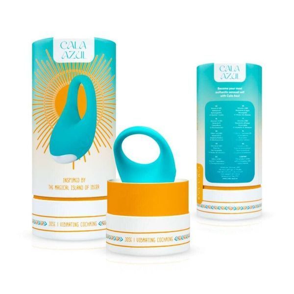 Ерекційне кільце з вібрацією Cala Azul &ndash; Jose Vibrating Cockring, 10 режимів SO8888 фото