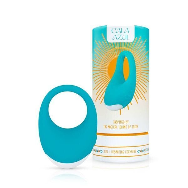 Ерекційне кільце з вібрацією Cala Azul &ndash; Jose Vibrating Cockring, 10 режимів SO8888 фото
