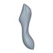 Вакуумний стимулятор з вібрацією Satisfyer Curvy Trinity 3 BlueGrey SO6118 фото 2