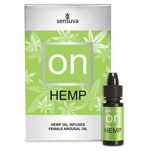 Збуджувальні краплі для клітора Sensuva &ndash; ON for Her Hemp Infused Arousal Oil (5 мл) з олією конопель SO3178 фото