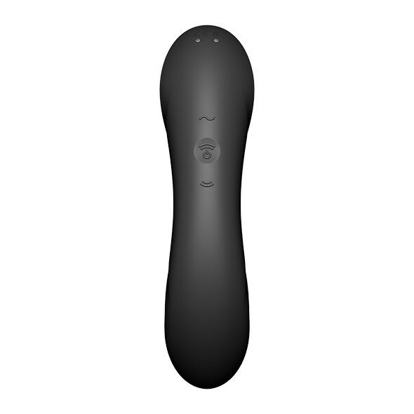 Вакуумний стимулятор з вібрацією Satisfyer Curvy Trinity 4 Black SO6119 фото