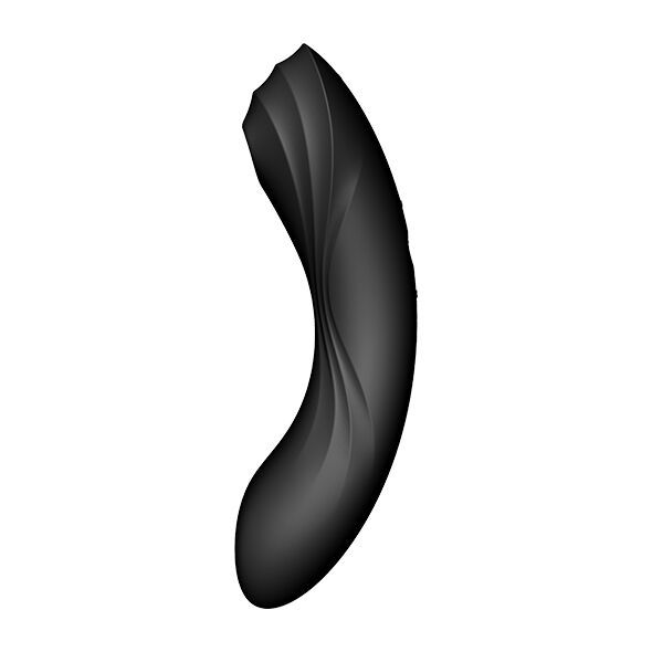 Вакуумний стимулятор з вібрацією Satisfyer Curvy Trinity 4 Black SO6119 фото