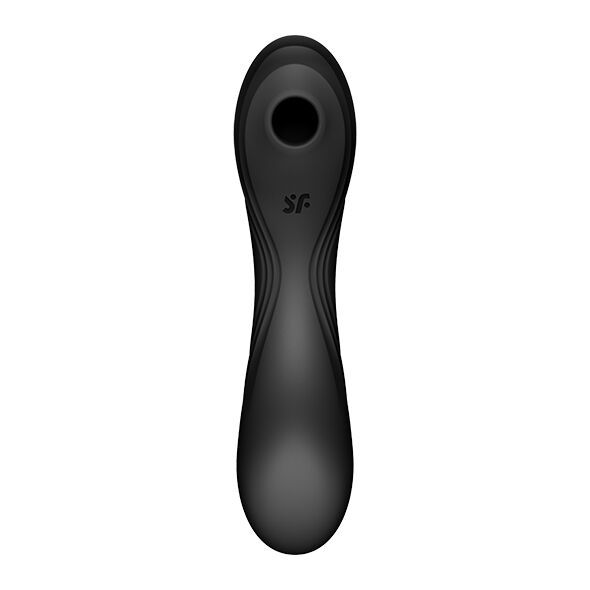 Вакуумний стимулятор з вібрацією Satisfyer Curvy Trinity 4 Black SO6119 фото