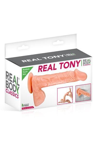 Фалоімітатор Real Body &mdash; Real Tony Flash, TPE, діаметр 3,5 см SO1893 фото
