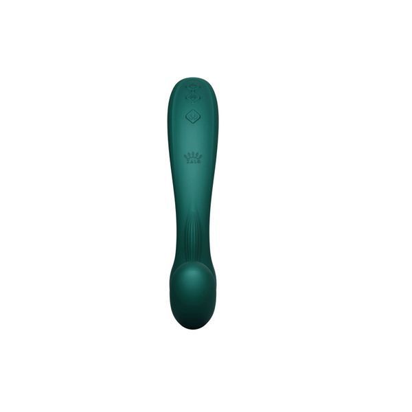 Вібратор-пульсатор з вакуумною насадкою Zalo &ndash; Talis G-Spot PulseWave Vibrator Turquoise Green SX0711 фото