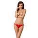 Трусики на зав'язочках з боків Passion Exclusive WARDA THONG L/XL, red PS26701 фото 1