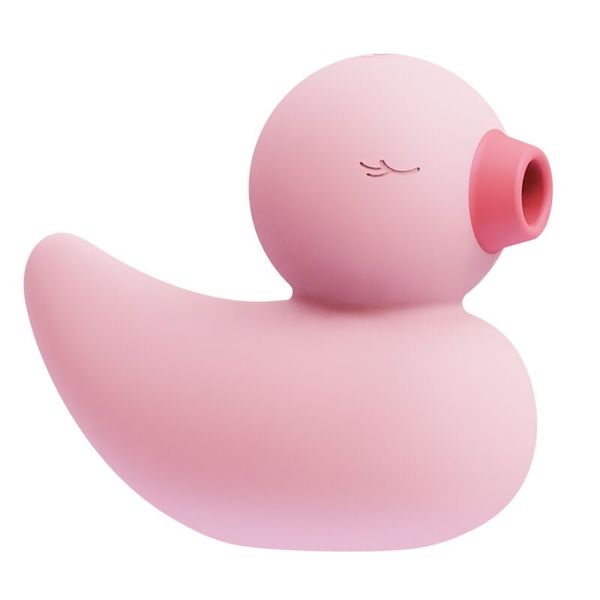 Вакуумний вібратор-качечка CuteVibe Ducky Pink SO6553 фото