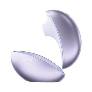 Вакуумний кліторальний смарт-стимулятор Svakom Pulse Galaxie Metal Lilac, проєктор зоряного неба SO9679 фото