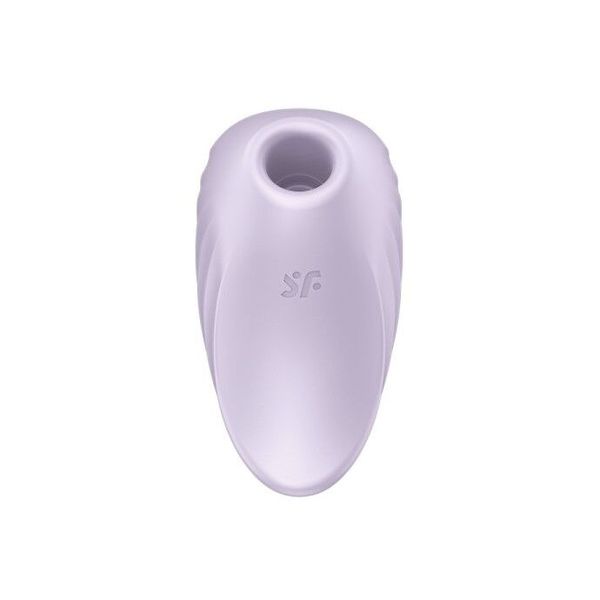 Вакуумний кліторальний стимулятор із вібрацією Satisfyer Pearl Diver Violet SO6078 фото