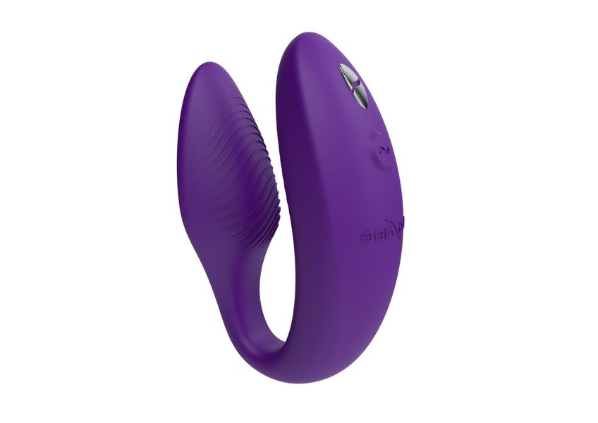 Смарт-вібратор для пар We-Vibe Sync 2 Purple, 10 віброрежимів, пульт ДК SO8762 фото