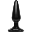 Анальна пробка Doc Johnson Smooth Classic Medium - Black, макс. діаметр 3,8 см