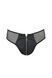 Чоловічі сліпи на блискавці Passion 042 SLIP TIMMY S/M Black, екошкіра, сітка SO7598 фото 3