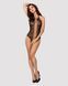 Бодістокінг з ефектом шнурівки Obsessive B113 teddy S/M/L відкрита спина, халтер, з доступом SO7203 фото 3