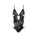 Боди с имитацией кожи и стрепами Passion ASUNA BODY XXL/XXXL, black SO4124 фото 3