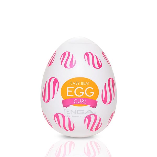 Мастурбатор-яйце Tenga Egg Curl з рельєфом із шишечок SO5498 фото