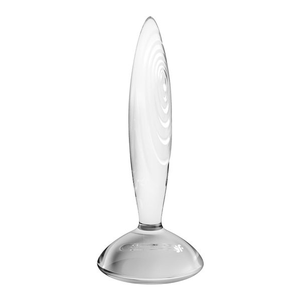 Скляна анальна пробка Satisfyer Sparkling Crystal, дуже міцна, термостійка SO8788 фото