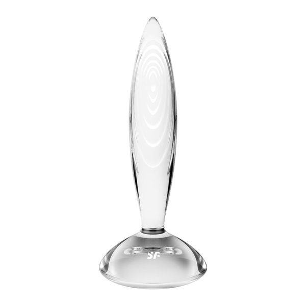 Скляна анальна пробка Satisfyer Sparkling Crystal, дуже міцна, термостійка SO8788 фото