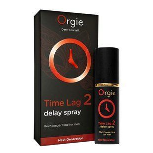 Спрей-пролонгатор Orgie Time Lag 2 Delay Spray, 10 мл, без анестетиків, з екстрактом даміани SX1568 фото